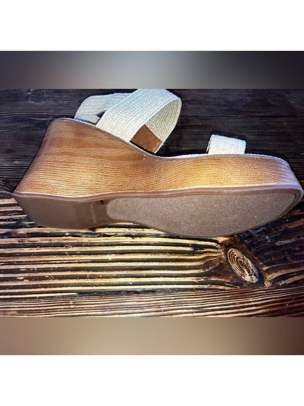 NEW Lucky Brand Delukah Womens Ankle Strap Slingback Wedges W10 NWOT - Picture 3 of 8